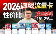 满级流量卡终极对决！19元250G是否称霸？月租、流量、网速全维度实测拆解，暴论式总结！