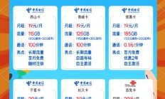 电信余锋卡怎么样？19元享50G通用+30G定向流量套餐介绍