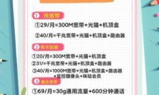 揭秘开封移动宽带套餐价格表，你关心的都在这里！