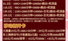 上海移动漫游套餐，你真正需要了解的全方位解析