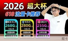 6月新卡预热！19元全能神卡首发！移动、电信、联通的王牌代表！2026流量卡推荐、19元流量卡、流量卡测评、5G流量卡、手机卡、电话卡！