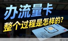 线上申请流量卡全过程？