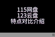 115网盘和123云盘特点对比介绍