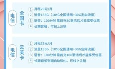 电信海天卡怎么样？29元享50G通用+30G定向流量套餐详情