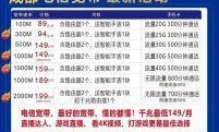 电信100m宽带资费，你了解的够深入吗？