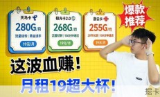 听说流量卡要下架了？19元219G的套餐还能办吗？我查了移动电信联通