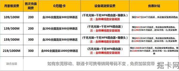 揭秘东莞电信宽带套餐价格表，你的网络选择与价值所在