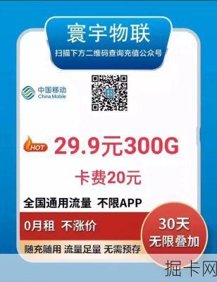 🎯 移动流量卡29.9元100g，你值得拥有的超值流量宝
