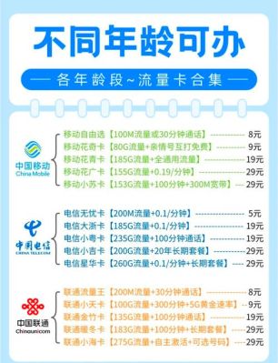 流量卡多大年龄可以办（流量卡年龄限制）