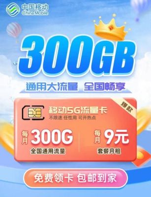移动流量卡29.9元100g（移动流量卡299元300g全国通用）