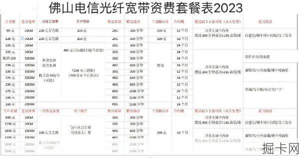 揭秘广电宽带套餐价格表，佛山用户福音来袭！