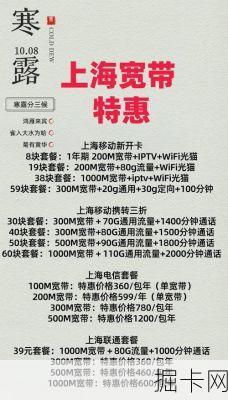 上海电信宽带套餐价格表，2023年优惠大放送，水电煤优惠全揭秘！