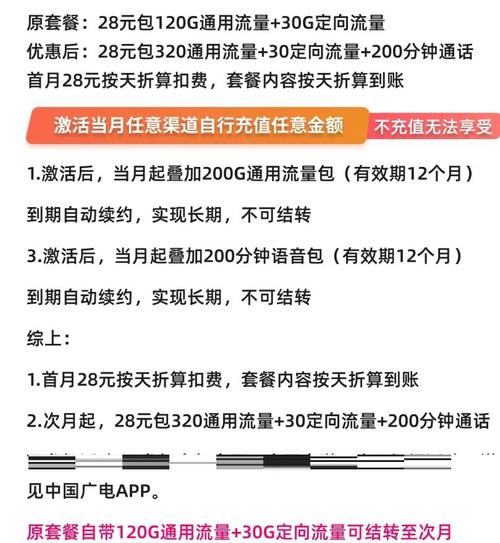 广电朱阁卡套餐怎么样？28元享220G通用流量+诸多权益