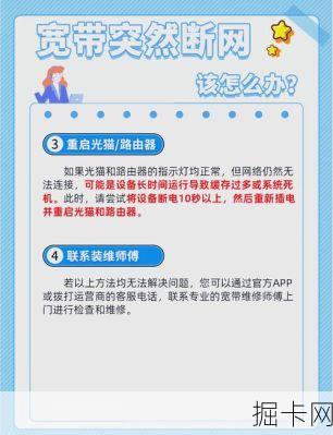 广电宽带断网了？别慌，这几招让你快速自救并找到根本解决方案！