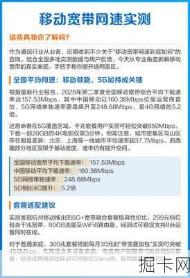 移动宽带免费提速活动，你家的网速真的达标了吗？