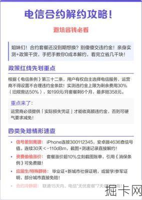 电信电话卡合约期查询方法:3分钟自查,避坑销户违约金