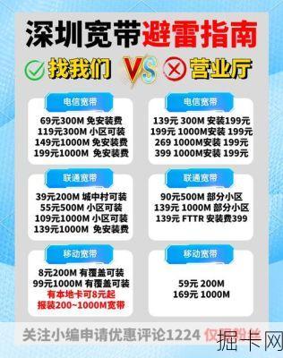 还在为深圳宽带发愁？这篇移动宽带安装全攻略能帮你省下几千块！