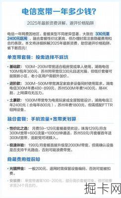 电信宽带一年到底要花多少钱？这笔账你算清楚了吗？